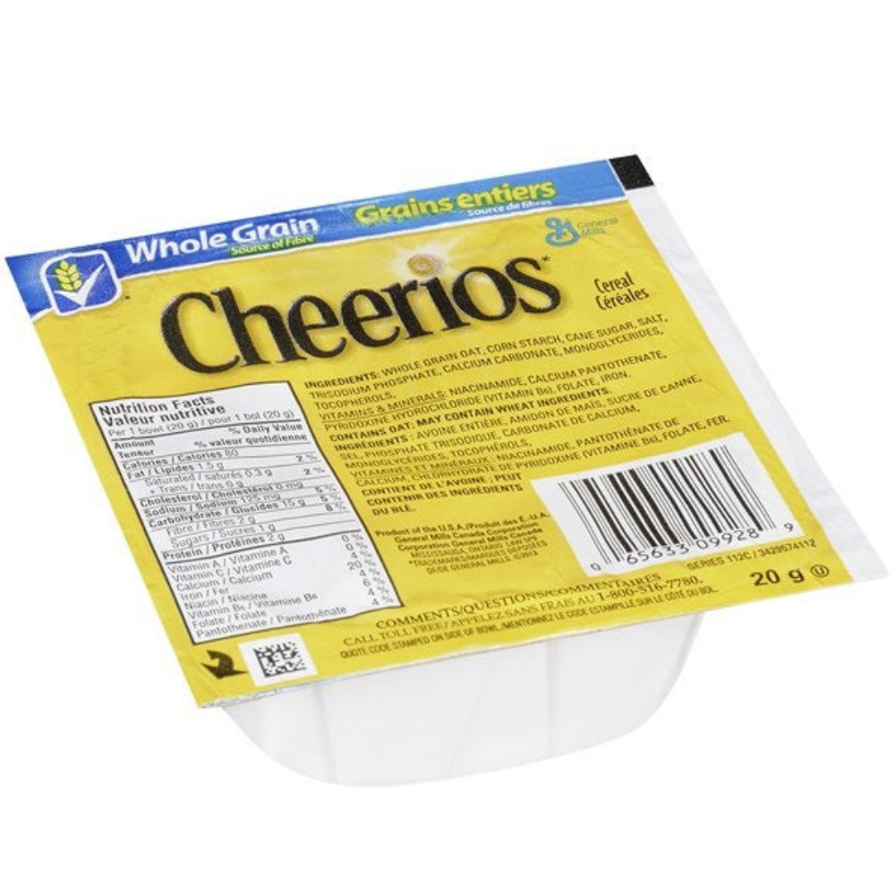 Cheerios Original - Individual Bowls - Case of 96