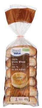 No Name Whole Wheat Bagels - Pack of 6