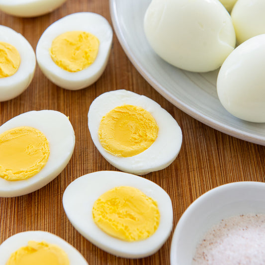 Peeled Hard Boiled Eggs - 1 Dozen