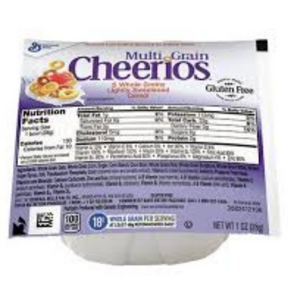 Cheerios Multigrain - Individual Bowls - Case of 96