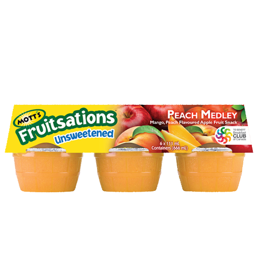 Fruitsations - Applesauce Peach Medley - Case of 72