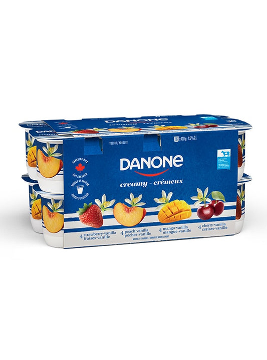 Danone Assorted Yogurt Cups - Case of 16 cups